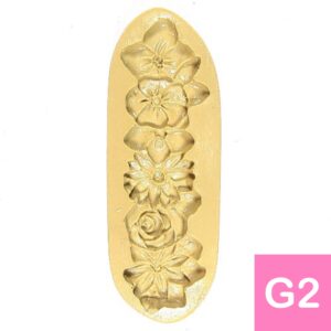 Molde marcador para porcelana fria - Guarda de flores G2