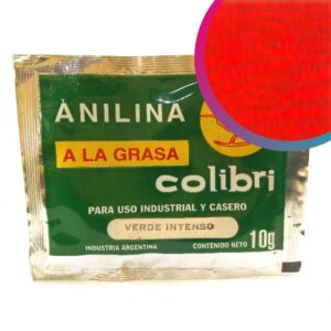 Anilina Colibri a la grasa x 10 gr. - Rojo Vivo
