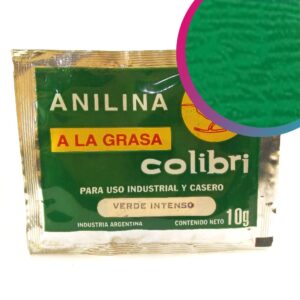 Anilina Colibri a la grasa x 10 gr. - Verde intenso