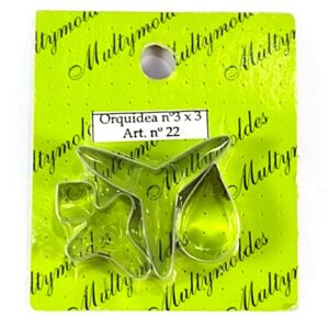 Cortante de acero inoxidable Nº 22 - Orquidea Nº 3