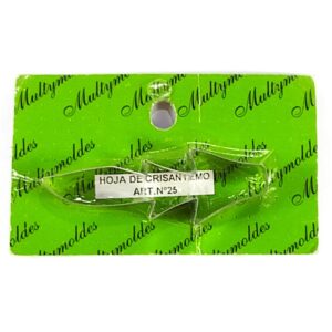 Cortante de acero inoxidable Nº 25 - Hoja de crisantemo