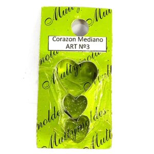 Cortante de acero inoxidable Nº 3 - Corazon mediano