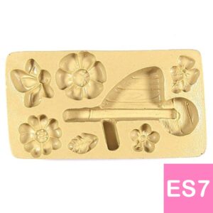 Molde marcador para porcelana fria - Escenografia granja carretilla ES7