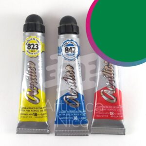 Acrilico extrafino profesional Alba x 18 ml. G4 - Titanato verde 807