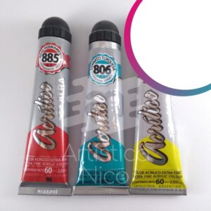 Acrilico extrafino profesional Alba x 60 ml. G1 - Blanco de titanio 810