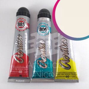 Acrilico extrafino profesional Alba x 60 ml. G2 - Blanco iridiscente 812