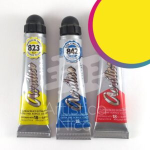 Acrilico extrafino profesional Alba x 18 ml. G3 - Amarillo de cadmio 823