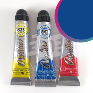 Acrilico extrafino profesional Alba x 18 ml. G1 - Azul ultramar 845