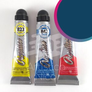 Acrilico extrafino profesional Alba x 18 ml. G1 - Azul ftalo 847