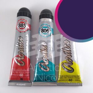 Acrilico extrafino profesional Alba x 60 ml. G2 - Violeta ultramar 849