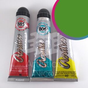 Acrilico extrafino profesional Alba x 60 ml. G3 - Verde de cadmio 851