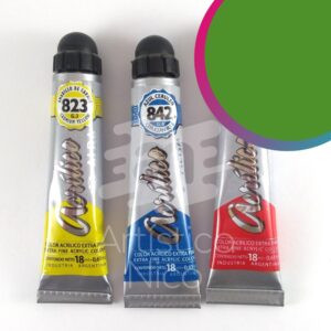 Acrilico extrafino profesional Alba x 18 ml. G3 - Verde de cadmio 851