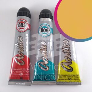 Acrilico extrafino profesional Alba x 60 ml. G1 - Ocre amarillo 861