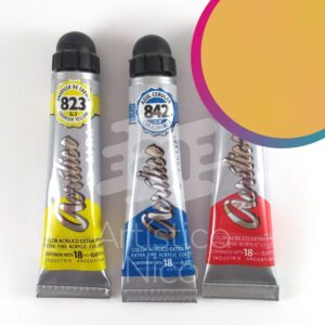 Acrilico extrafino profesional Alba x 18 ml. G1 - Ocre amarillo 861