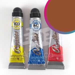Acrilico extrafino profesional Alba x 18 ml. G1 - Tierra de siena tostada 864