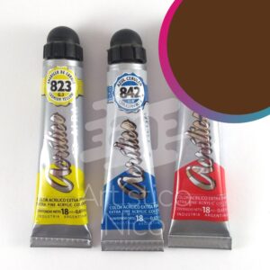 Acrilico extrafino profesional Alba x 18 ml. G1 - Tierra de sombra tostada 868