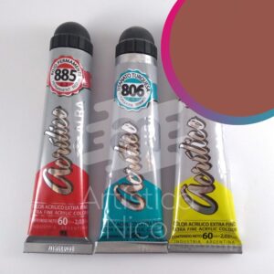 Acrilico extrafino profesional Alba x 60 ml. G1 - Rojo indio 869