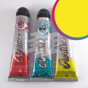 Acrilico extrafino profesional Alba x 60 ml. G2 - Amarillo claro 872