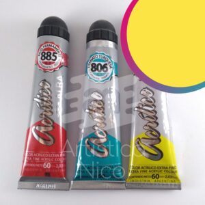 Acrilico extrafino profesional Alba x 60 ml. G1 - Amarillo mediano 874