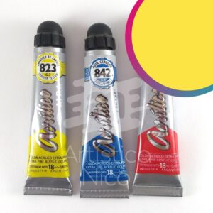 Acrilico extrafino profesional Alba x 18 ml. G1 - Amarillo mediano 874