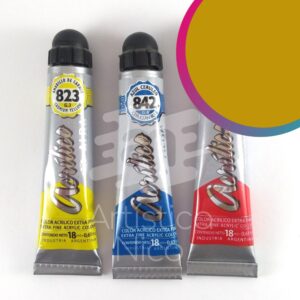 Acrilico extrafino profesional Alba x 18 ml. G3 - Oro 877