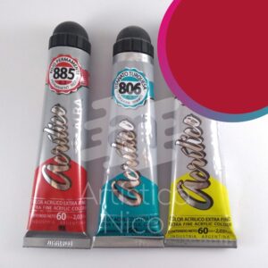 Acrilico extrafino profesional Alba x 60 ml. G2 - Rojo permanente 885