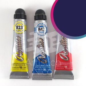 Acrilico extrafino profesional Alba x 18 ml. G2 - Violeta dioxazina 891