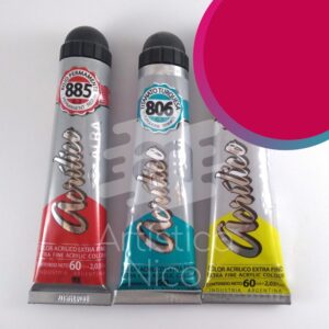 Acrilico extrafino profesional Alba x 60 ml. G3 - Rojo quinacridona 892