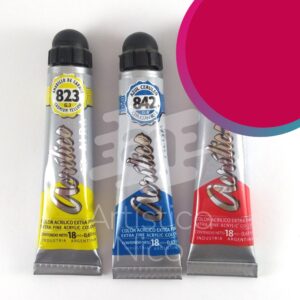 Acrilico extrafino profesional Alba x 18 ml. G3 - Rojo quinacridona 892