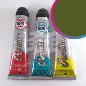 Acrilico extrafino profesional Alba x 60 ml. G1 - Verde vejiga 893