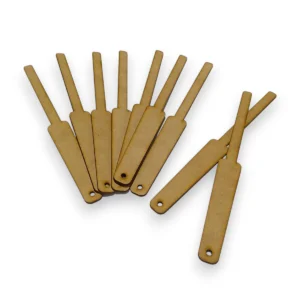 Abanico 9 varillas 24cm. MDF 3mm
