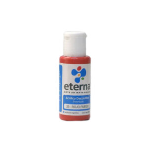 Acrilico decorativo Eterna 50ml. Rojo Fuego