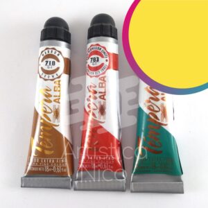 Tempera gouache profesional Alba x 18 ml. G1 - Amarillo mediano 774