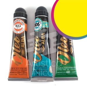 Oleo extrafino profesional Alba x 60 ml. G2 - Amarillo de cadmio (imit.) 696