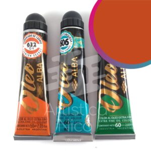 Oleo extrafino profesional Alba x 60 ml. G4 - Anaranjado de cadmio 632