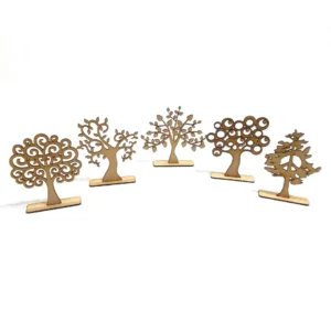 Arbol de la vida con pie 10 cm. MDF 3mm