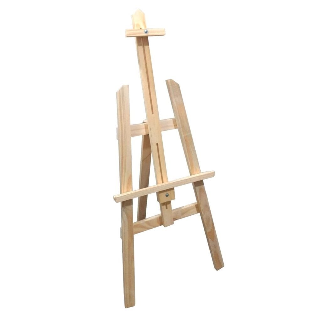 Atril de pie adultos pino soporte regulable 1,60mt.