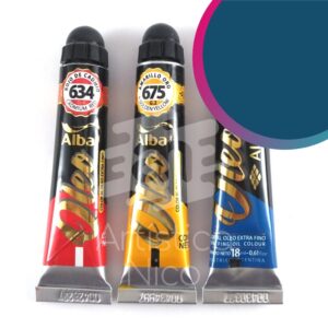 Oleo extrafino profesional Alba x 18 ml. G4 - Azul ceruleo 642