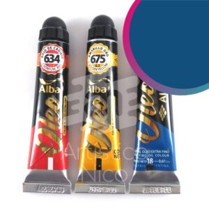 Oleo extrafino profesional Alba x 18 ml. G1 - Azul ceruleo (imit.) 697