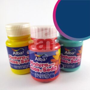Pintura para telas y seda Alba x 40 ml. - Tradicional - Azul marino