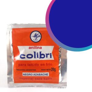 Anilina Colibri comun para teñido en frio x 20 gr. - Azul brillante