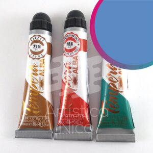 Tempera gouache profesional Alba x 18 ml. G1 - Azul de cobalto (imit.) 744