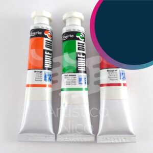 Oleo profesional L&B Louvre 20 ml. Azul thalo 095