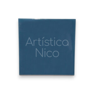 Azulejo brillante ceramica 15x15cm. x1 u. - Azul brillante