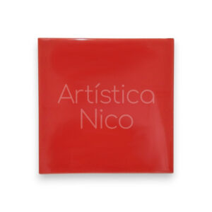 Azulejo brillante ceramica 15x15cm. x1 u. - Colorado rojo
