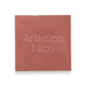 Azulejo brillante ceramica 15x15cm. x1 u. - Coral