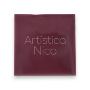 Azulejo brillante ceramica 15x15cm. x1 u. - Rubí