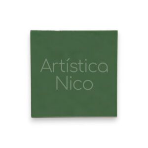 Azulejo brillante ceramica 15x15cm. x1 u. - Verde claro