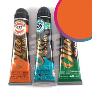 Oleo extrafino profesional Alba x 60 ml. G2 - Bermellon de cadmio (imit.) 683