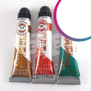 Tempera gouache profesional Alba x 18 ml. G1 - Blanco 710